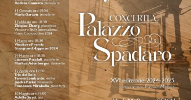 Dal 9 novembre la Stagione dei Concerti “Amici della Musica di Scicli a  Palazzo Spadaro.